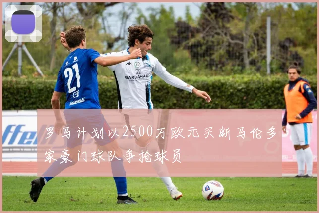 罗马计划以2500万欧元买断马伦多家豪门球队争抢球员
